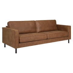Sofa LUCAS 3-seater, brown цена и информация | Диваны | 220.lv
