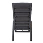 Dārza krēsls TOMSON 61x69xH106cm, tumši pelēks цена и информация | Dārza krēsli | 220.lv