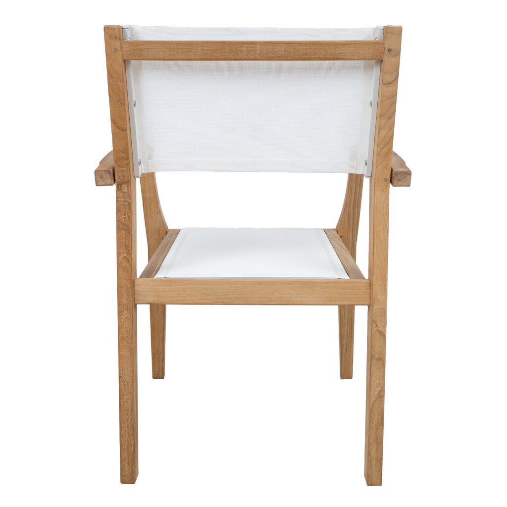 Krēsls MALDIVE, balts cena un informācija | Dārza krēsli | 220.lv