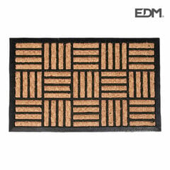Kāju slaukāmais paklājs EDM Brūns Šķiedra (40 x 60 cm) cena un informācija | Kājslauķi | 220.lv