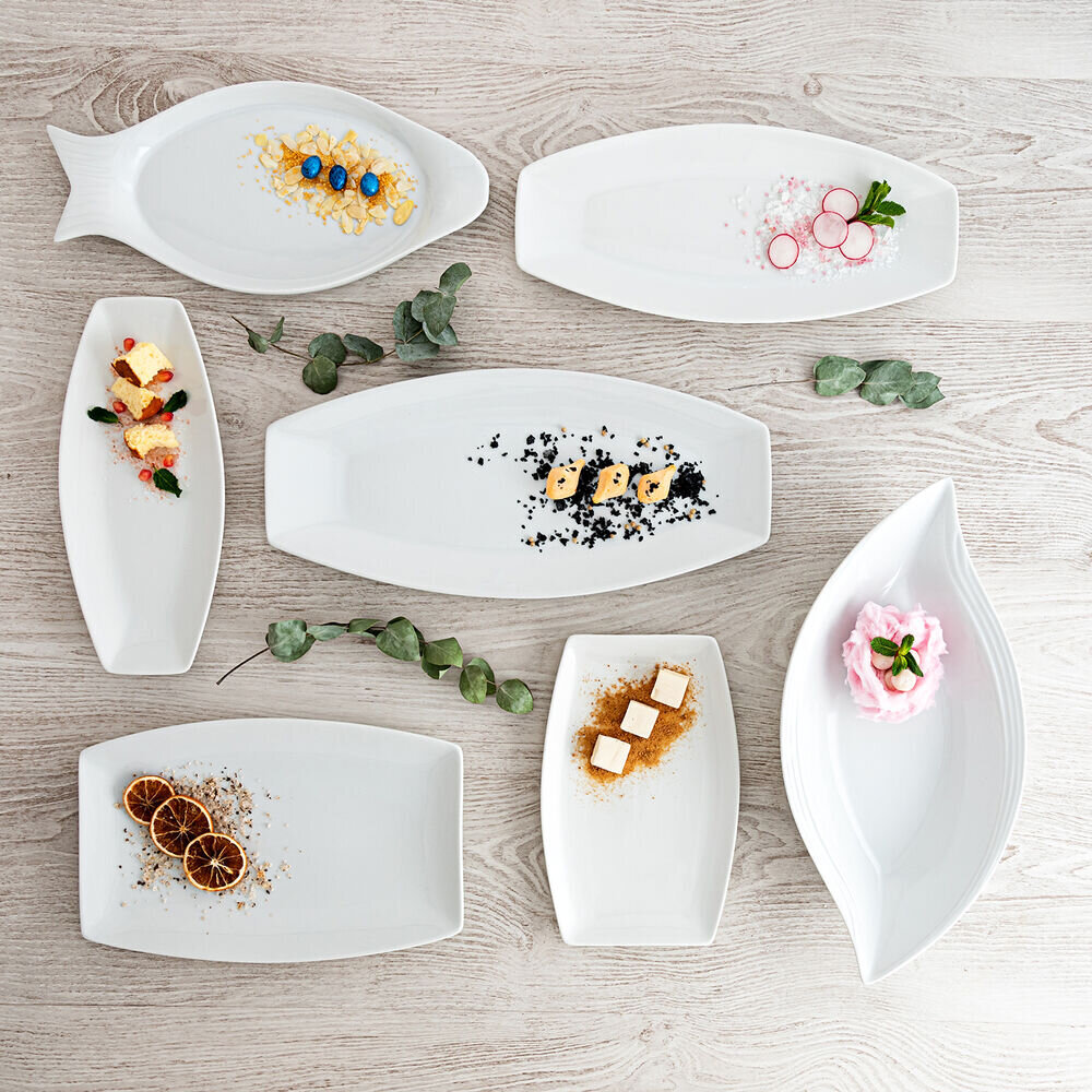 Pasniegšanas plate Quid Gastro (25,2 x 16 x 2 cm), 6 gab. cena un informācija | Trauki, šķīvji, pusdienu servīzes | 220.lv