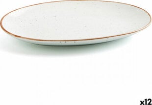 Поднос Ariane Terra Овальный Керамика Бежевый (Ø 26 cm) (12 штук) цена и информация | Посуда, тарелки, обеденные сервизы | 220.lv