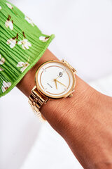 Sieviešu pulkstenis GG Luxe Gold 20517-uniw cena un informācija | Sieviešu pulksteņi | 220.lv