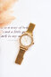 Giorgio & Dario sieviešu pulkstenis ar magnētisku rokassprādzi Gold cena un informācija | Sieviešu pulksteņi | 220.lv