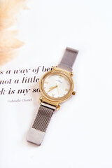 Giorgio & Dario sieviešu pulkstenis ar magnētisku rokassprādzi sudraba-zelta krāsā 21218-uniw cena un informācija | Sieviešu pulksteņi | 220.lv