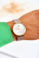 Giorgio & Dario ūdensizturīgs sieviešu pulkstenis ar zelta sudraba rokassprādzi cena un informācija | Sieviešu pulksteņi | 220.lv