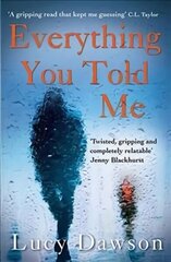 Everything You Told Me: A Fast Paced, Gripping Psychological Thriller Main цена и информация | Фантастика, фэнтези | 220.lv