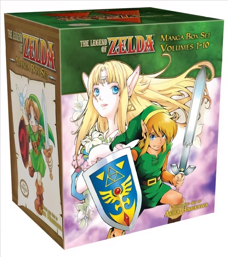 Legend of Zelda Complete Box Set, Vols. 1-10 cena un informācija | Fantāzija, fantastikas grāmatas | 220.lv