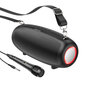 Borofone pārnēsājamais Bluetooth skaļrunis BP13 Apžilbinošs ar melnu mikrofonu cena un informācija | Skaļruņi | 220.lv