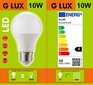 LED spuldzes G.LUX GR-LED-A60-P-10W 3000 K, 10 gab. cena un informācija | Spuldzes | 220.lv