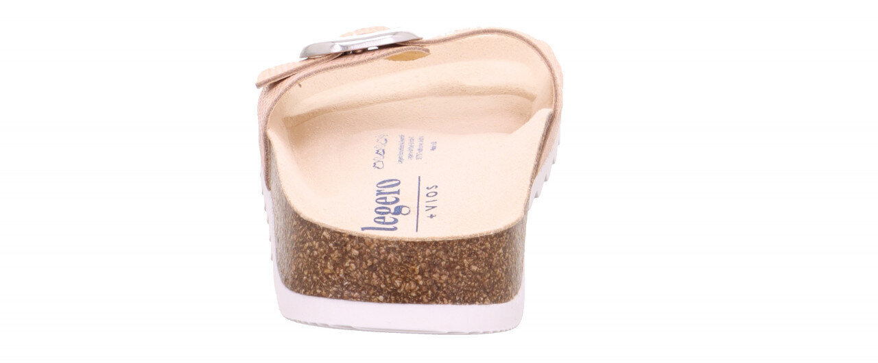 LEGERO sieviešu sandales CLEAR / Leather / Beige-Gold cena un informācija | Iešļūcenes, čības sievietēm | 220.lv