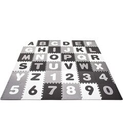 Bērnu puzles paklājiņš ar burtiem un skaitļiem Springos 175x175cm, 110 gab. цена и информация | Развивающие коврики | 220.lv