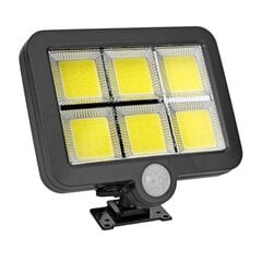 Ārā lampa ar saules paneli un kustības sensoru 120 LED цена и информация | Уличное освещение | 220.lv