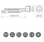 Jūgvārpstas slēdzis, 12V 3A, melns AE-WLC01-20 цена и информация | Elektrības slēdži, rozetes | 220.lv