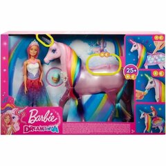 Кукла с питомцем Barbie Dreamtopia Единорог цена и информация | Игрушки для девочек | 220.lv