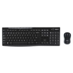 Клавиатура и беспроводная мышь Logitech MK270 QWERTY цена и информация | Клавиатуры | 220.lv