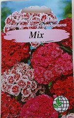 Гвоздика бородатая Mix, 2 шт. цена и информация | Семена цветов | 220.lv