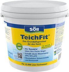 Söll 81738 Teichfit Basic Care Products для пруда 2,5 кг - круглый год применимый стабилизатор водоснабжения для воды в пруду в садовом пруду пруд пруд купание пруд цена и информация | Аквариумы и оборудование | 220.lv