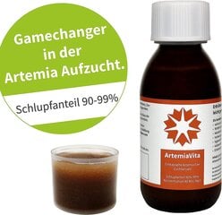 Zivju barība Algova Artemiavita - Artemia olas dekapitētas ar 90% - 99% slīdēšanu (100 ml = 4 miljoni olu) цена и информация | Корм для рыб | 220.lv