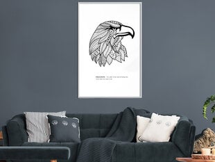 Plakāts Brīvības simbols, balts rāmis, 20x30 цена и информация | Картины | 220.lv