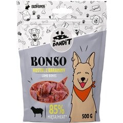 Mr. Bandit Bonso jēra kauliņš, 500 g cena un informācija | Gardumi suņiem | 220.lv