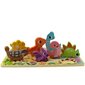 Koka puzle Tooky Toy, dinozaurs цена и информация | Rotaļlietas zīdaiņiem | 220.lv