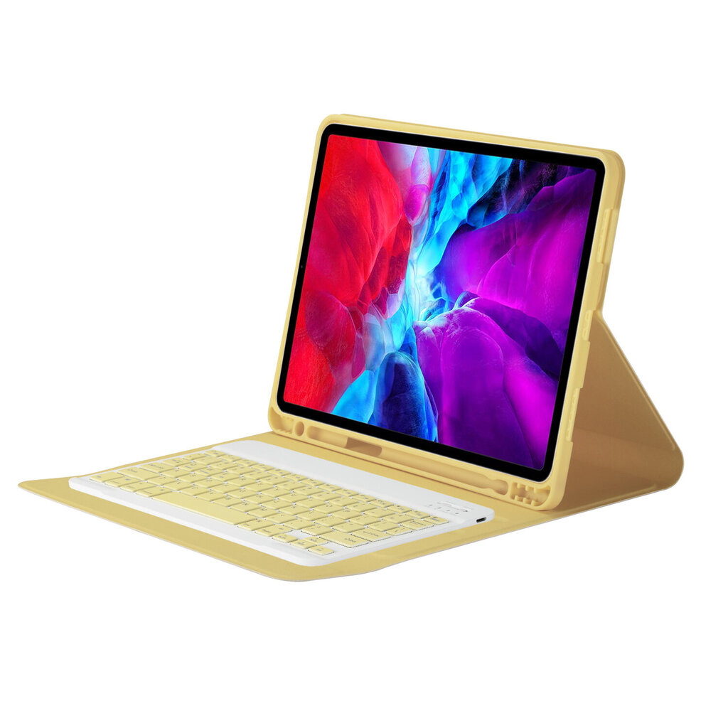 Maciņš/Klaviatūra Tastatūras futrālis Ykcloud PS12 par iPad 10.2(2021/2020/2019)/iPad Air 10.5/iPad Pro10.5 cena un informācija | Somas, maciņi | 220.lv