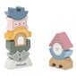 Koka bloku puzles tornis bērniem PolarB Viga cena un informācija | Attīstošās rotaļlietas | 220.lv