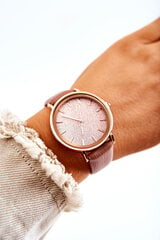 Sieviešu pulkstenis uz ādas siksnas Giorgio & Dario Dirty rozā 20139-uniw cena un informācija | Sieviešu pulksteņi | 220.lv