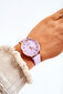 Pulkstenis uz ādas siksniņas bez niķeļa Ernest Gaiši violets 20100-uniw cena un informācija | Sieviešu pulksteņi | 220.lv