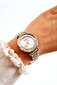 Sieviešu kubiskā cirkonija rokassprādzes pulkstenis Ernest Sudraba un zelta 20098-uniw cena un informācija | Sieviešu pulksteņi | 220.lv