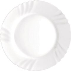 Плоская тарелка Bormioli Rocco Ebro Белый Cтекло (24 cm) (36 штук) цена и информация | Посуда, тарелки, обеденные сервизы | 220.lv