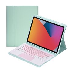 Pārlūkot vāku un Bluetooth tastatūru Ykcloud B3012C par iPad 10.2(2021/2020/2019)/iPad Air 10.5/iPad Pro10.5 cena un informācija | Somas, maciņi | 220.lv