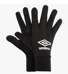 Технические зимние перчатки для взрослых Umbro, черные цена и информация | Мужские шарфы, шапки, перчатки | 220.lv