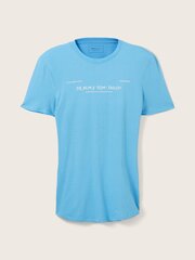 Tom Tailor vīriešu t-krekls 1035581*18395, tirkīzs 4065869822732 cena un informācija | Vīriešu T-krekli | 220.lv