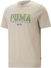 Puma T-Krekli Graphics Retro Tee Granola Cream 674486 88 674486 88/L цена и информация | Мужские футболки | 220.lv