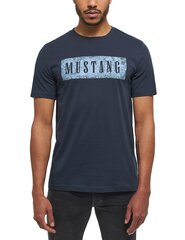 Mustang vīriešu t-krekls 1013520*5330, zils 4058823315210 cena un informācija | Vīriešu T-krekli | 220.lv