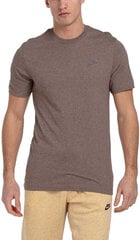 Nike Футболки Nsw Club Tee Sust Brown DR7923 291 DR7923 291/S цена и информация | Мужские футболки | 220.lv