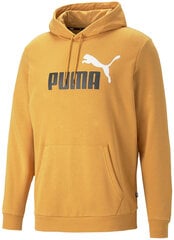 Мужской джемпер Puma Ess+ 2 Col Big Logo 586765 30/M, желтый цена и информация | Мужские толстовки | 220.lv