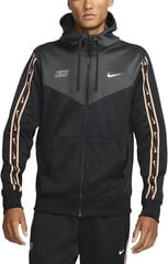 Nike Džemperi Nsw Repeat Sw Pk Fz Hoody Black Grey DX2025 068 DX2025 068/L цена и информация | Мужские толстовки | 220.lv