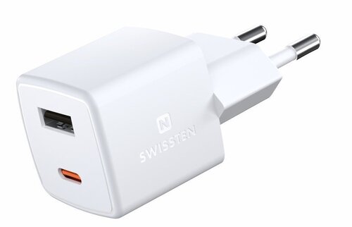 Swissten GaN Mini Travel, USB-C, 3A cena un informācija | Lādētāji un adapteri | 220.lv