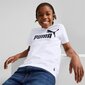 Puma bērnu t-krekls 586960*02, balts/melns 4063697395657 цена и информация | Zēnu krekli | 220.lv