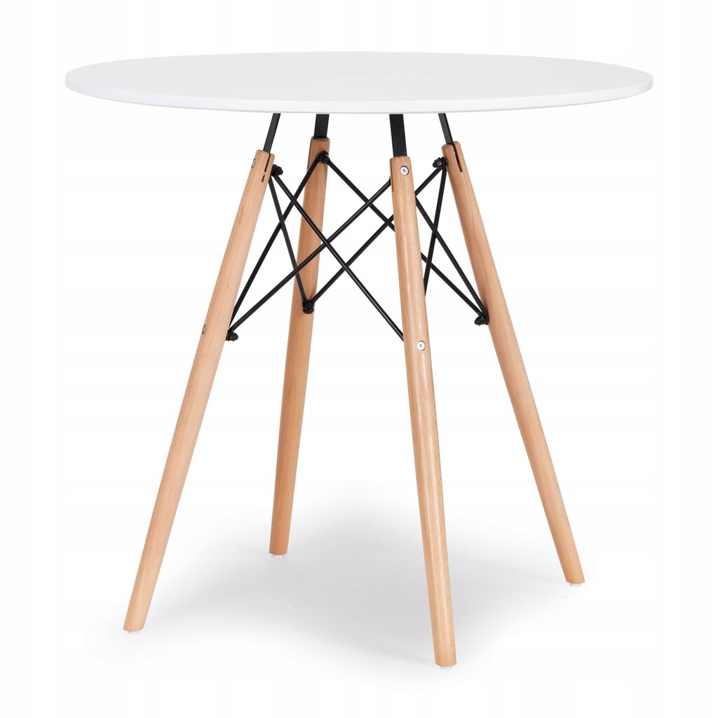 Modernhome Ēdamistabas galds moderns ēdamistabas virtuves galds 80cm cena un informācija | Virtuves galdi, ēdamgaldi | 220.lv