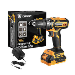 Deko Tools Аккумуляторная дрель Deko Tools DKCD20XL01-H10 20V цена и информация | Шуруповерты, дрели | 220.lv