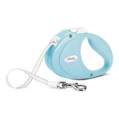 Flexi automātiskā pavada Puppy S, zila, 2 m цена и информация | Поводки для собак | 220.lv