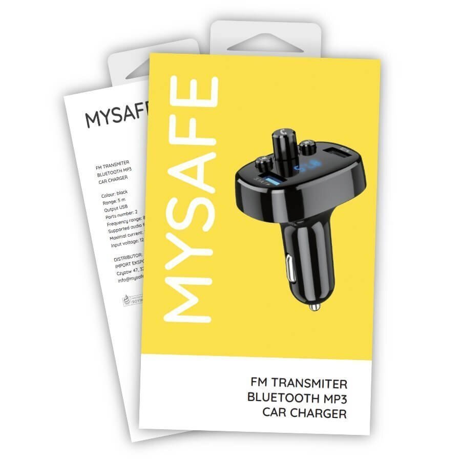 MySafe FM raidītājs MP3 2x USB cena un informācija | FM Modulatori | 220.lv
