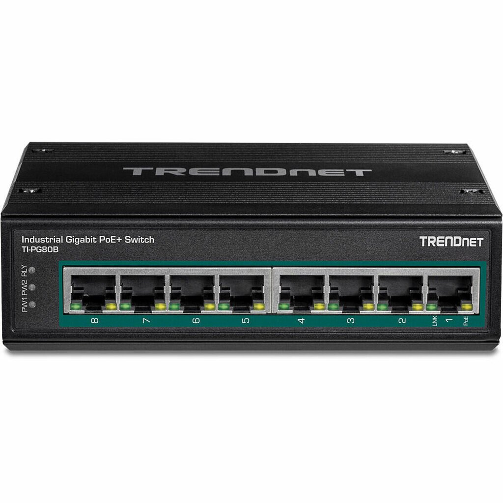 Slēdzis Trendnet TI-PG80B RJ-45 16 Gbps cena un informācija | Komutatori (Switch) | 220.lv