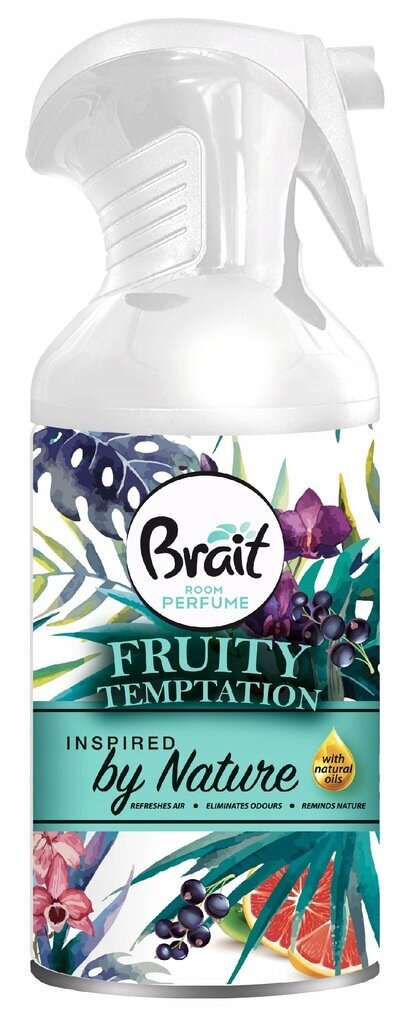 Gaisa atsvaidzinātājs BRAIT Fruity Temptation, 250 ml cena un informācija | Gaisa atsvaidzinātāji | 220.lv
