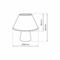 Milagro galda lampa Fifi cena un informācija | Galda lampas | 220.lv