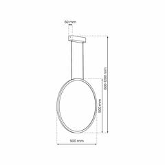 Milagro piekaramā lampa Saturno Black cena un informācija | Piekaramās lampas | 220.lv